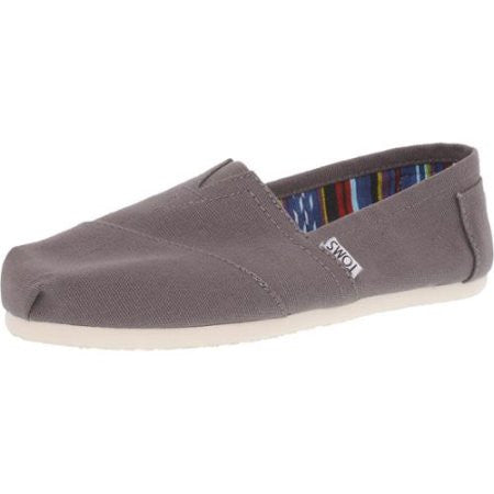 TOMS Women's Classic Canvas Ash Canvas Ankle-High - ADDROS.COM
